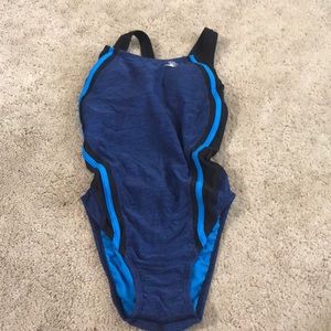 Speedo One piece navy/black/ royal blue